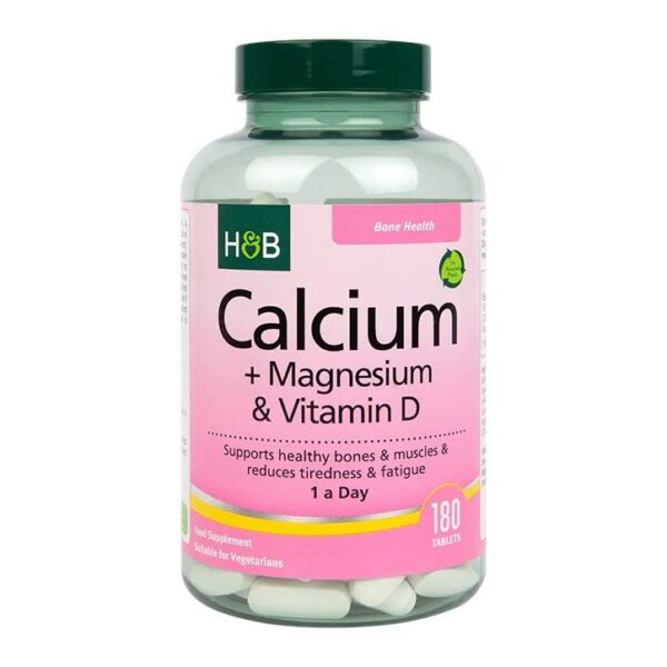 Holland & Barrett Calcium + Magnesium & Vitamin D 180 Tablets - Image 6